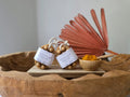 Homemade Turmeric and Sweet Orange Soap on a Rope by Tefillah Handmade Products — golden natural soap bar hung on a rope with turmeric and sweet orange essential oil