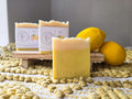 Homemade Lemon Soap Bar by Tefillah Handmade Products, a fresh citrus-scented natural soap bar