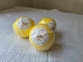 Handmade Chamomile Bath Bomb by Tefillah Handmade Products — soft, floral bath bomb crafted to ease stress and promote a restful night's sleep