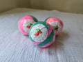 Handmade Watermelon Bath Bomb by Tefillah Handmade Products — vibrant, fruity bath bomb with a sweet summer scent that lifts your mood and softens skin