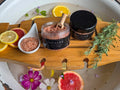 Homemade Foot Scrub by Tefillah Handmade Products — mineral-rich Himalayan salt and peppermint foot scrub for exfoliating dry skin and softening rough calluses