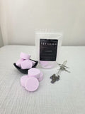 Handmade lavender shower steamer by Tefillah Handmade Products