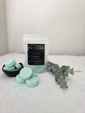 Handmade eucalyptus and menthol shower steamer by Tefillah Handmade Products